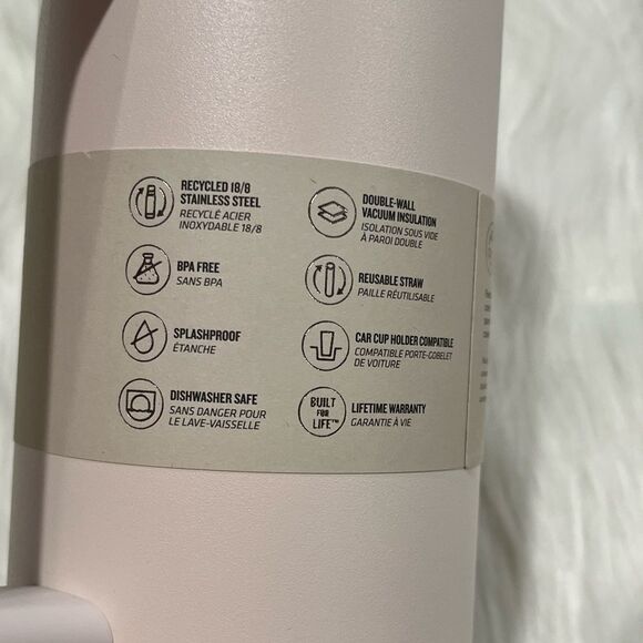 NWT Stanley Flowstate Adventure Quencher H2.0 Travel Tumbler 30 Oz Rose Quartz - Picture 11 of 11